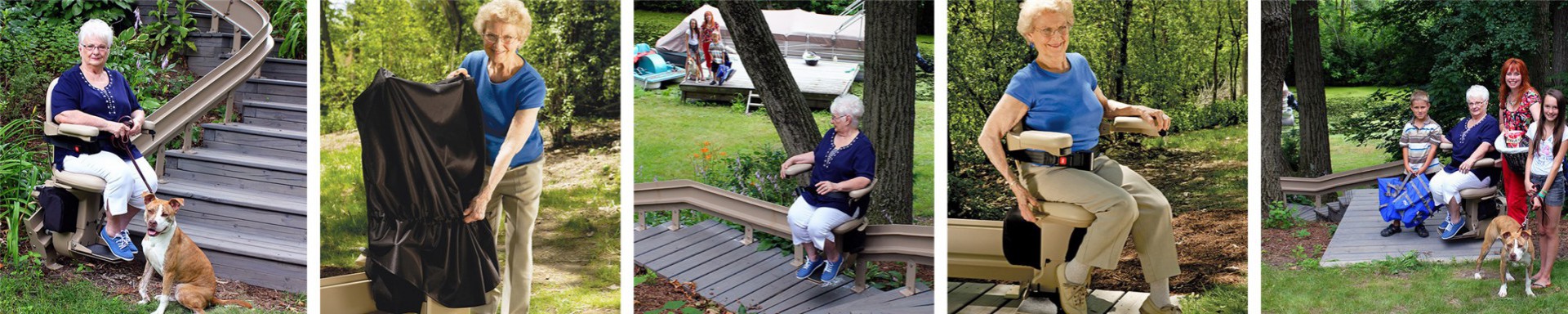 Bruno Outdoor Elite Curve Stairlift - Florida, Mississippi, & Alabama (1 of 1)